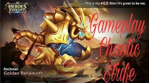 Heroes Evolved Learn How to make your opponents surrender in Chaotic Strife using Rockman