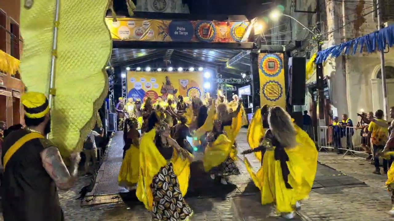 Afoxé Oxum Pandá no Encontro de Afoxés 2026 no Patio do Terço - Polo Afro - Carnaval do Recife 2026