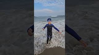 BELMAR BEACH ⛱️ 😎 NJ,🌊😱#odilsdoodles #shorts #viral #pool #funny