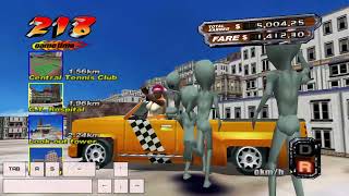 Crazy Taxi 3 - West Coast Another Day Mode with MRS. VENUS!