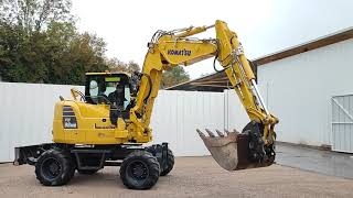 Pelle sur pneus Komatsu PW98