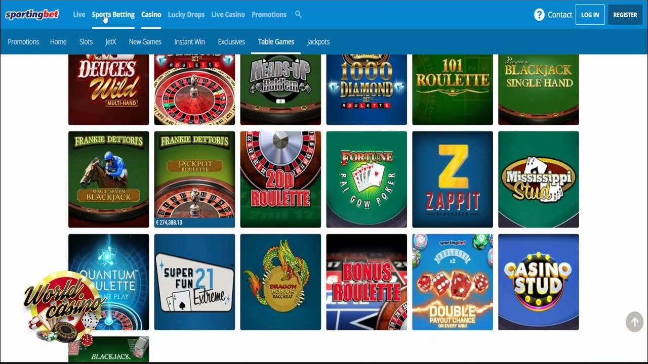 SportingBet Casino - review of online casino Bonus and Promo Code - YouTube