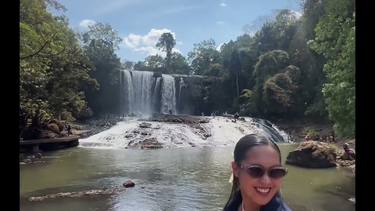 EXPLORING BOUSRA WATER FALLS IN MONDULKIRI CAMBODIA | Raw and Unedited clips | Ms Rizalie