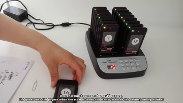 CATEL CTP301 wireless paging system/guest pagers for restaurants