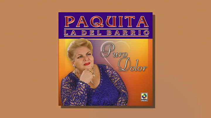 Paquita la del Barrio - Mi Adios a la Vida (Audio Oficial)