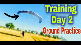 Paramotor Training Day 2 | Kiting Practice with glider | Ground handling on paraglider | kuldeep tak