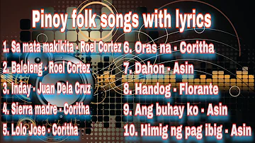 PINOY FOLK SONGS WITH LYRICS | JESON ANOBER