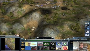 Command & Conquer: Generals Zero hour USA campaign 5 mission using beng lazer demo nuke mod