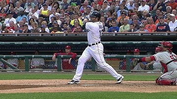 PHI@DET: Avila doubles in a pair off Hamels in fifth