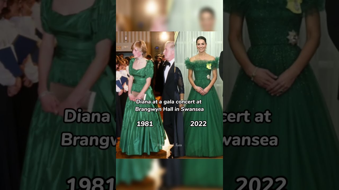 Similar Outfits Of Princesses Diana And Catherine Princessdiana Katemiddleton Royal Royalfamily