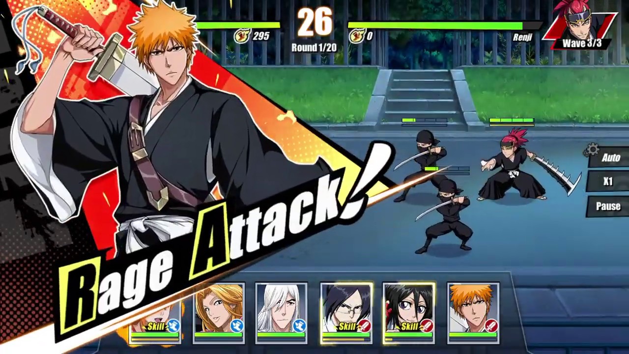 Bleach Immortal Soul Gameplay Ep. 2 BEATING RENJI ABARI 3 Times