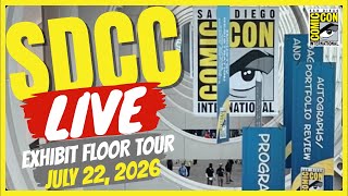SDCC 2026 Exhibit Hall Floor Tour – First Minutes Inside San Diego Comic-Con Preview Night