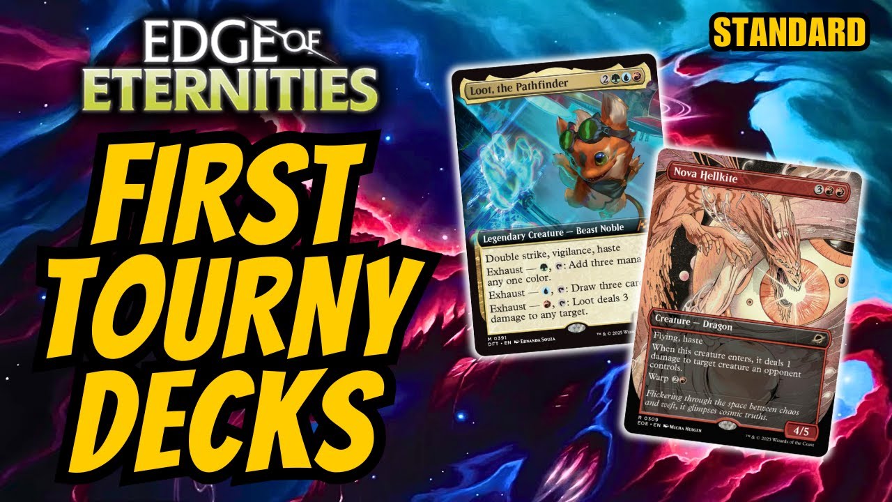 Day 1 BEST MTG Standard Tournament Decks Results for Post Rotation