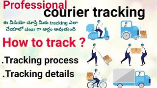 Professional courier tracking||How to track and see details of couriers