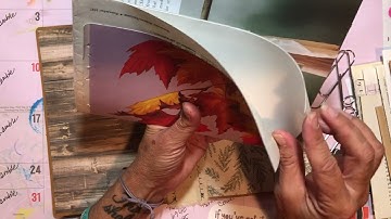 📖 How To Make A Junk Journal || (Hanging File Folder, Vintage Style) #3 || Signatures and Binding...