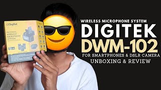 Budget Wireless Microphone | DIGITEK DWM-102 | Unboxing and Review #tech