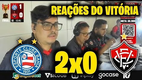 REAÇÕES DOS TORCEDORES DO VITÓRIA  - BAHIA 2X0 VITÓRIA [ BAIANÃO 2025 ]