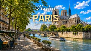 𝐏𝐥𝐚𝐲𝐥𝐢𝐬𝐭 | A Daily Walk Along the Seine in Paris 🇫🇷☀Café • Store • Drive • Work • Focus 🎧 Pop screenshot 3
