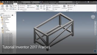 Tutorial Inventor 2017: generar estructuras de perfiles estándar (frames)