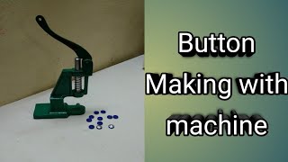 Button making With machine in Telugu |క్లాత్ బటన్స్| button making machine|