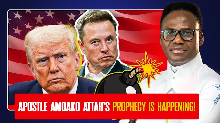 I Prophesied that the Bond Between Trump and Elon Musk will be broken Soon - Apostle Amoako Attah