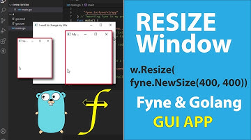 Class 2 Fyne GoLang GUI RESIZE WINDOW