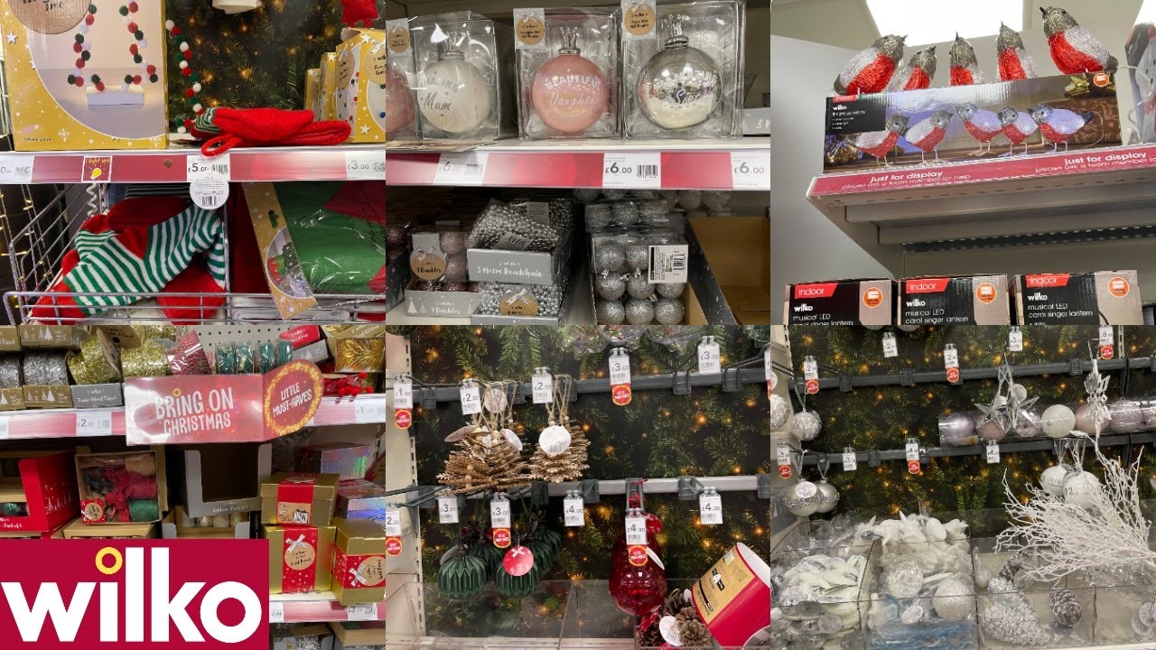 WILKO CHRISTMAS DECOR COLLECTION WITH PRICE DEC 2021 | WILKO HAUL | TRAVELANDSHOP WITH ME