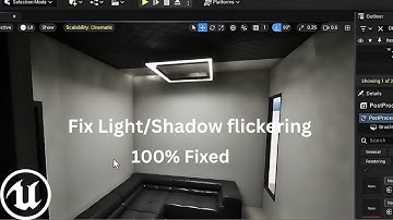 Unreal Engine Light flickering issue fix | UE 5.3 2024