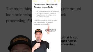 Latest student loan and government shutdown FAQ