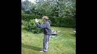 My first backflip on the floor