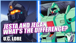 What's the difference between the Jesta and Jegan? [Gundam Universal Century Lore]