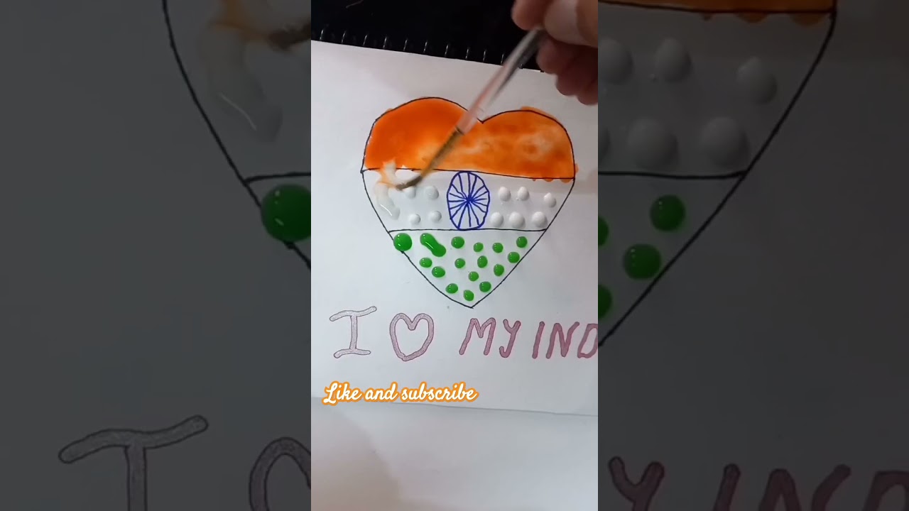 Tricolour mixing 🇮🇳🇮🇳