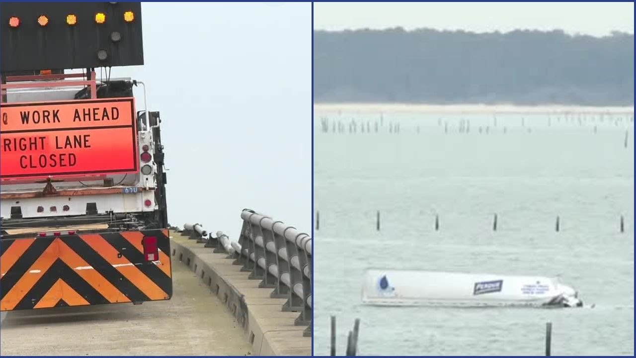 Truck Driver Killed in Chesapeake Bay Bridge-Tunnel Crash
