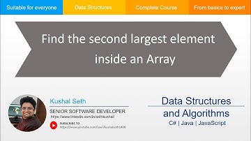 Find the Second Largest element in array using C# | Java | LogicCodeDebug | Step by Step solution