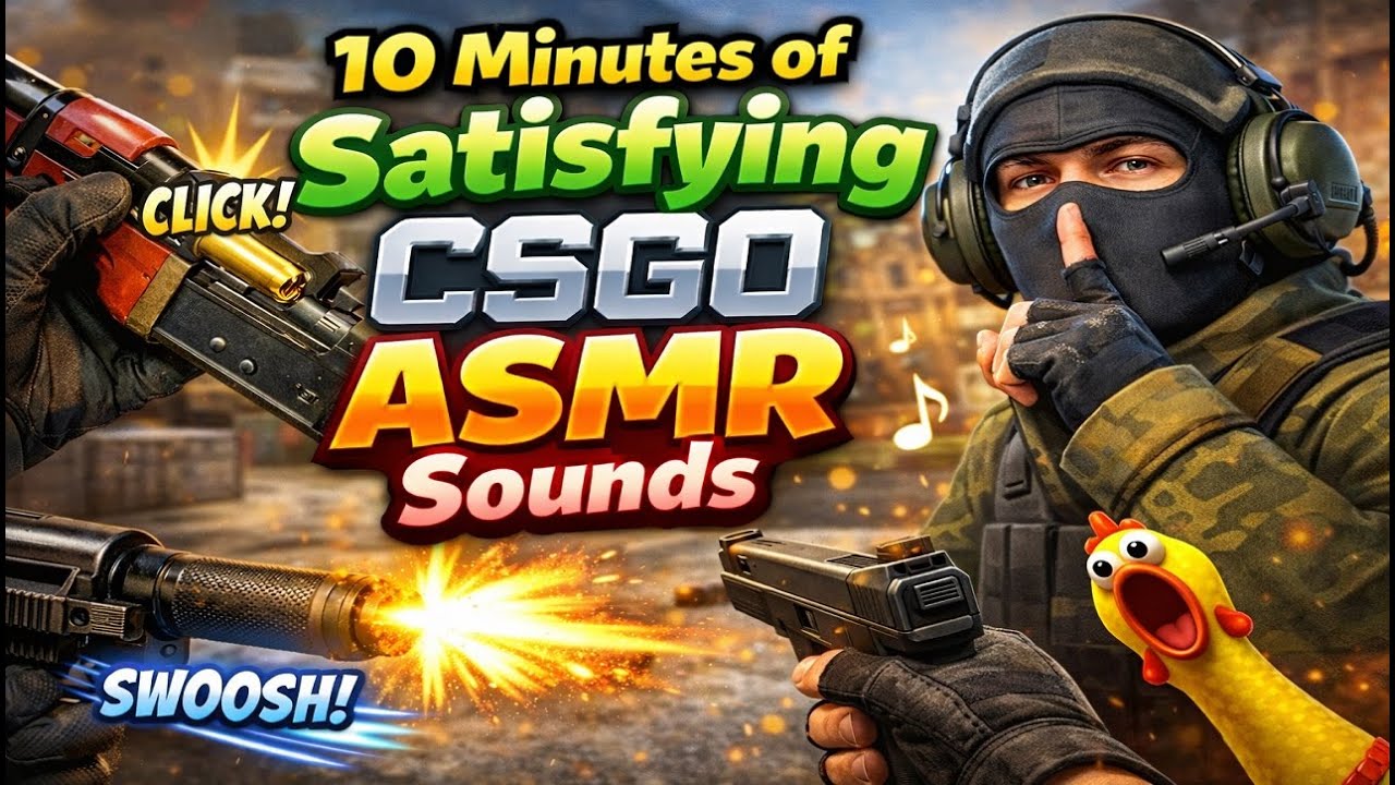 10 Minutes of Satisfying CSGO ASMR Sounds | CSGO Counter-Strike 2 ...