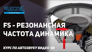 Что такое Fs или собственная резонансная частота динамика?