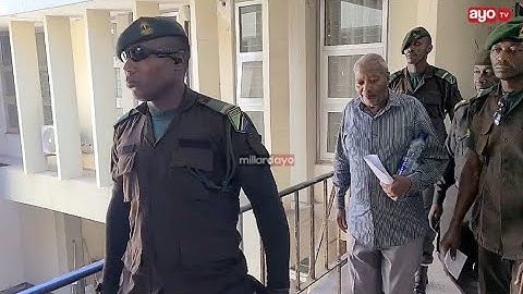 VIDEO: ULINZI MKALI WA MAGEREZA WAKATI DK.SLAA AKIFIKISHWA MAHAKAMANI