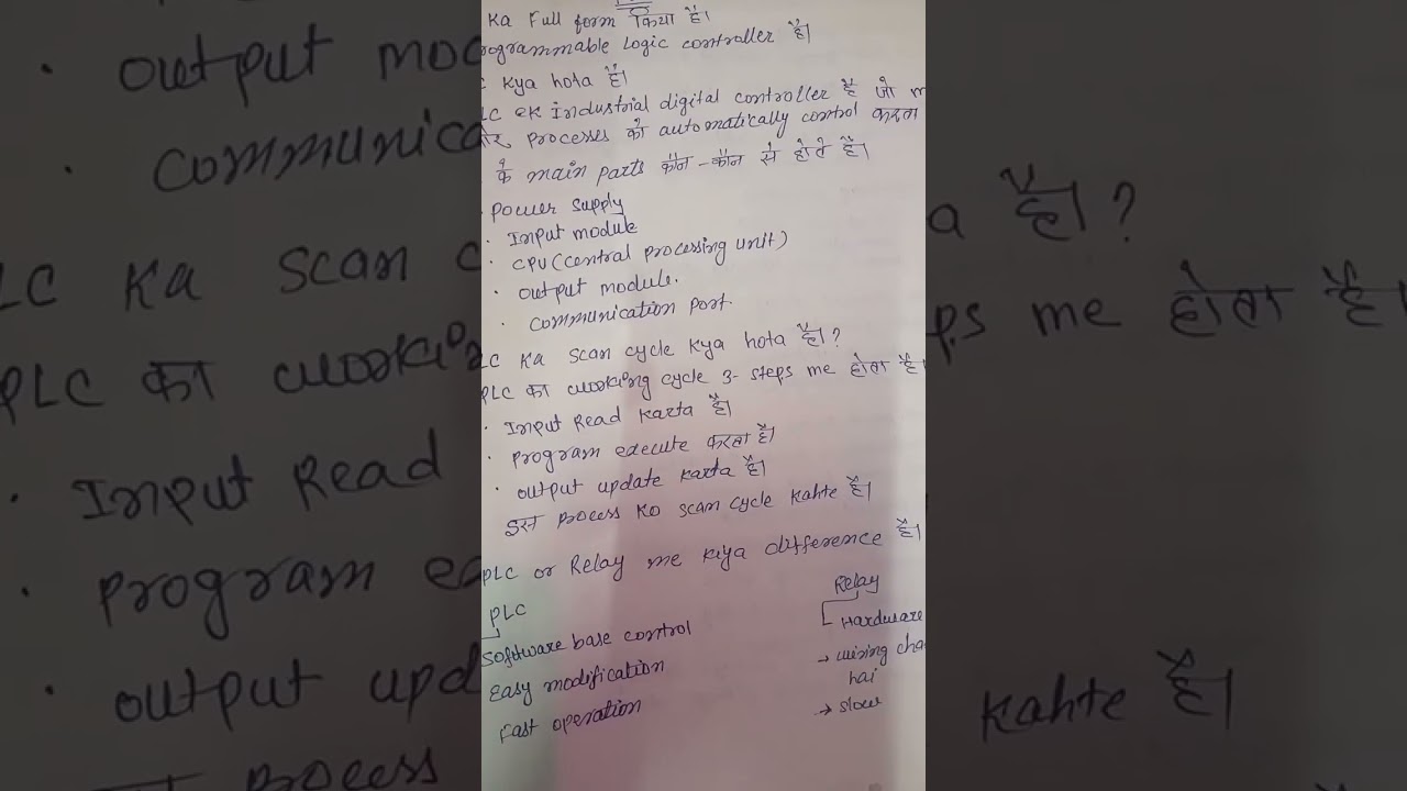 PLC SE RELATED QUESTIONS#ELECTRICALENGINEERING #ELECTRICALEQUIPMENT #ELECTRICALKNOWLEDGE 