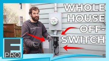 How To Add An External Electrical Disconnect To Your Home
