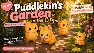 Sunday Flower Walks. | Puddlekin Family Collection | Garden in the City - Little Red Dot SG #02