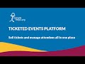 How to get started with ticketed events from canadahelps