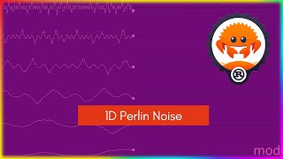 Graphing 1D Perlin Noise with Nannou and Rust