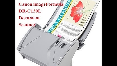 How Canon imageFORMULA DR-C130 Document Scanner Works and Scans!!!