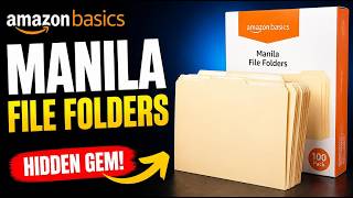 Amazon Basics Manila File Folders - Product Review - A Hidden Gem