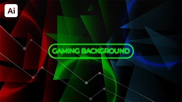 How To Create RGB Gaming Background in Adobe Illustrator CC 2022
