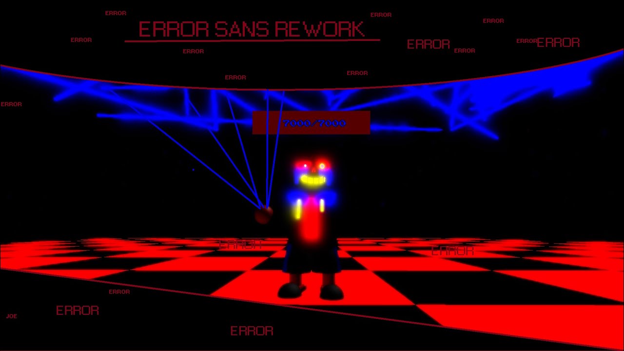 Undertale: Judgement Day ERR0R SANS REWORK. - YouTube