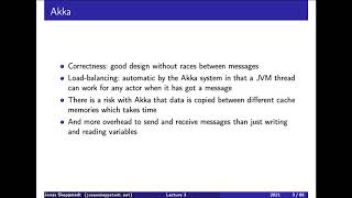 EDAN26 F03 / 1: Main issues in parallelizing a sequential algorithm (level 3)