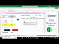 Point of sales management system in excel  pos management template