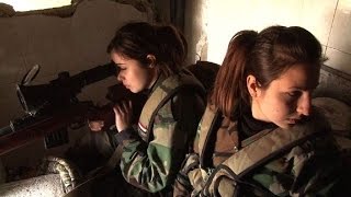 Mujeres letales en el ejército sirio