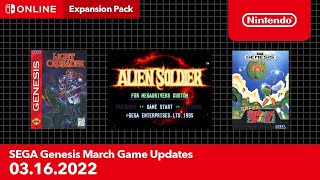 SEGA Genesis | Nintendo Switch Online March 03.16.22 Update Trailer
